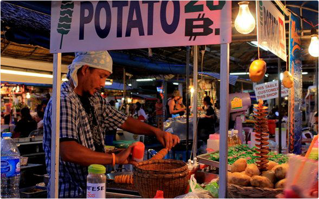 Thong Sala market